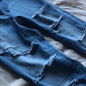 Blue Asphalt Skinny Jeans